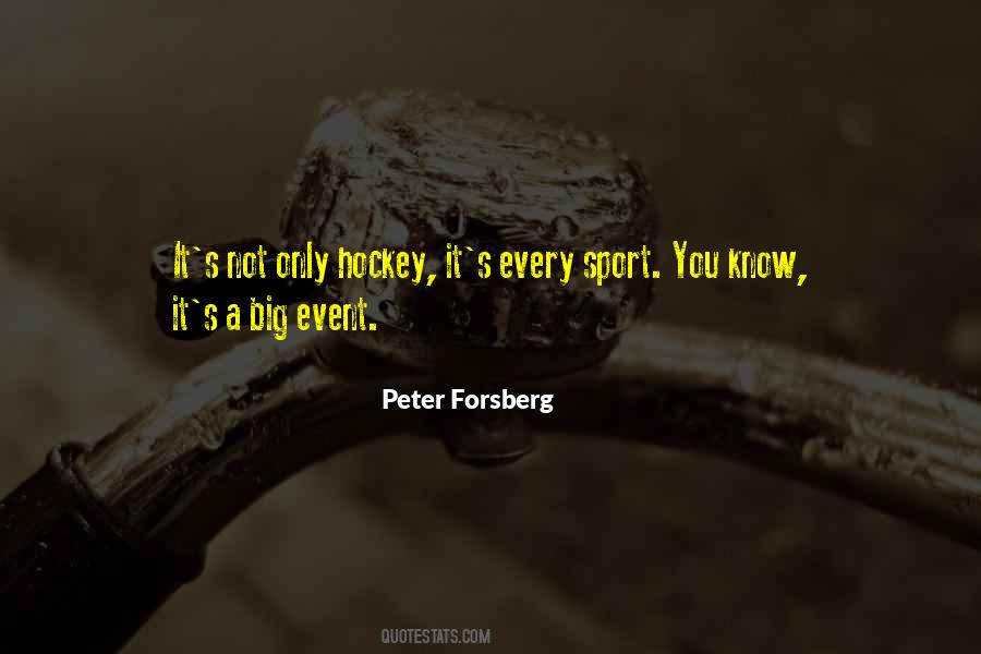 Peter Forsberg Quotes #250618