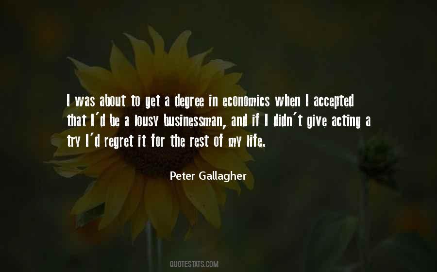 Peter Gallagher Quotes #898915