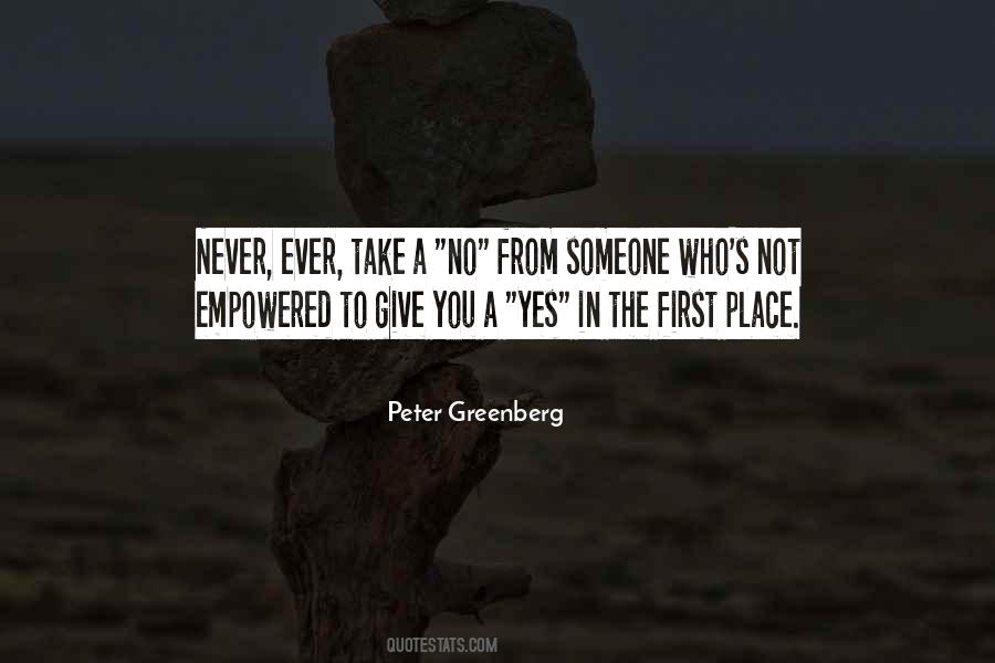 Peter Greenberg Quotes #869362