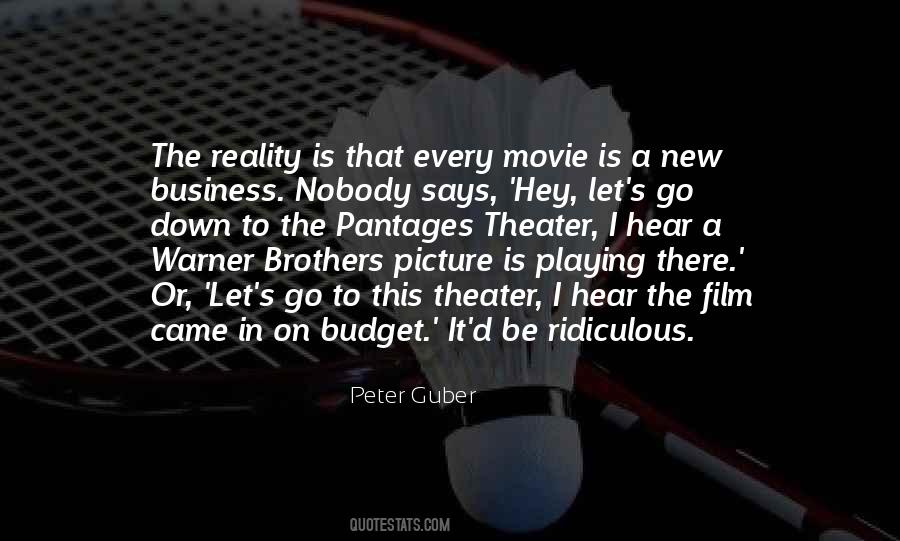 Peter Guber Quotes #440909