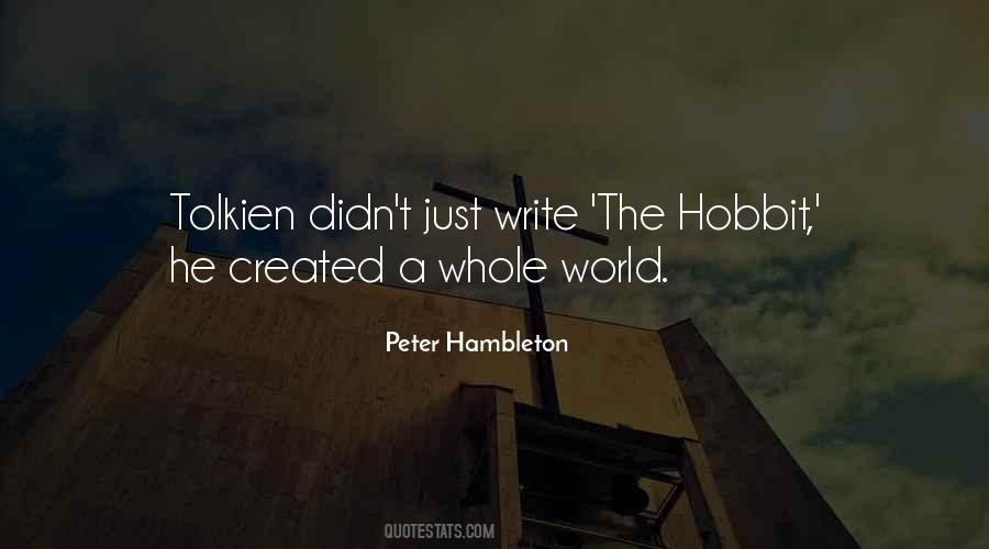 Peter Hambleton Quotes #622810