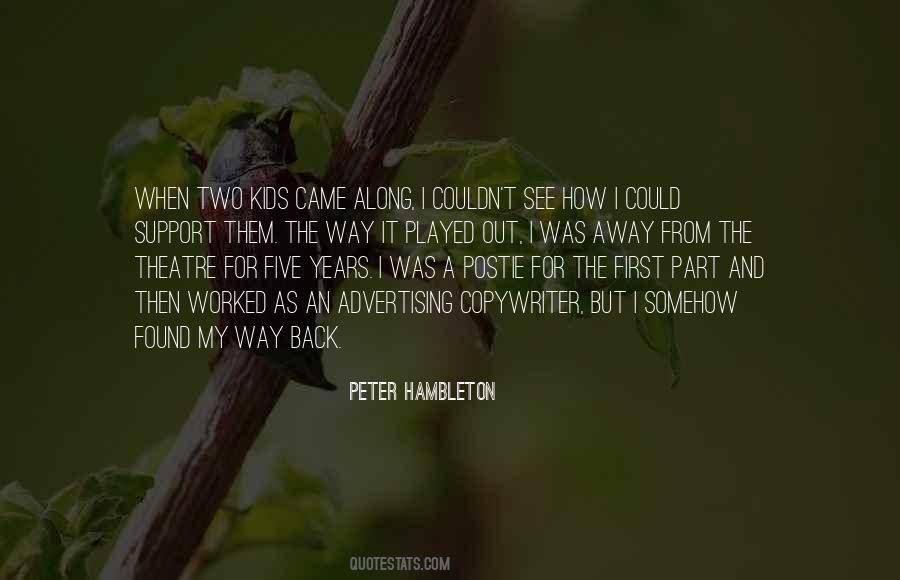 Peter Hambleton Quotes #866748
