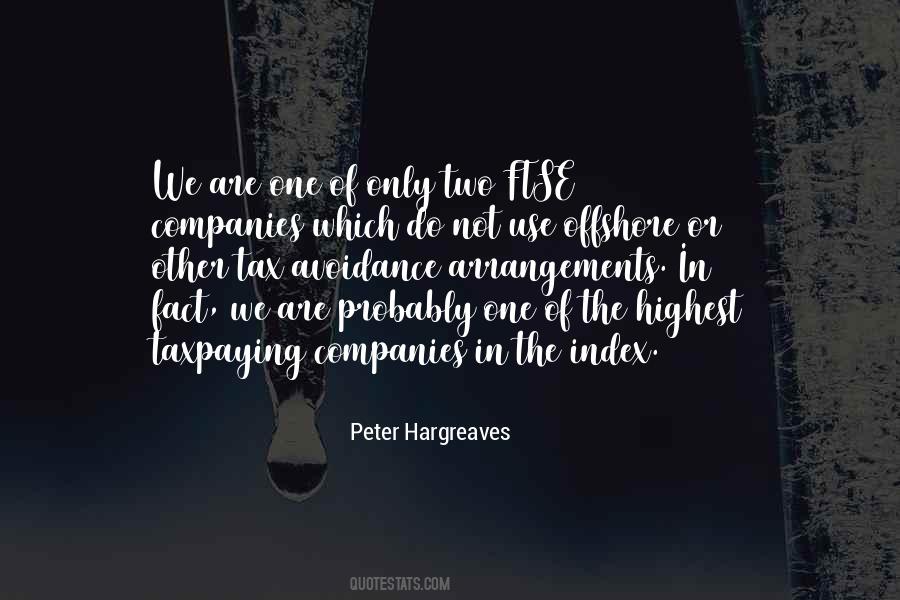 Peter Hargreaves Quotes #625276