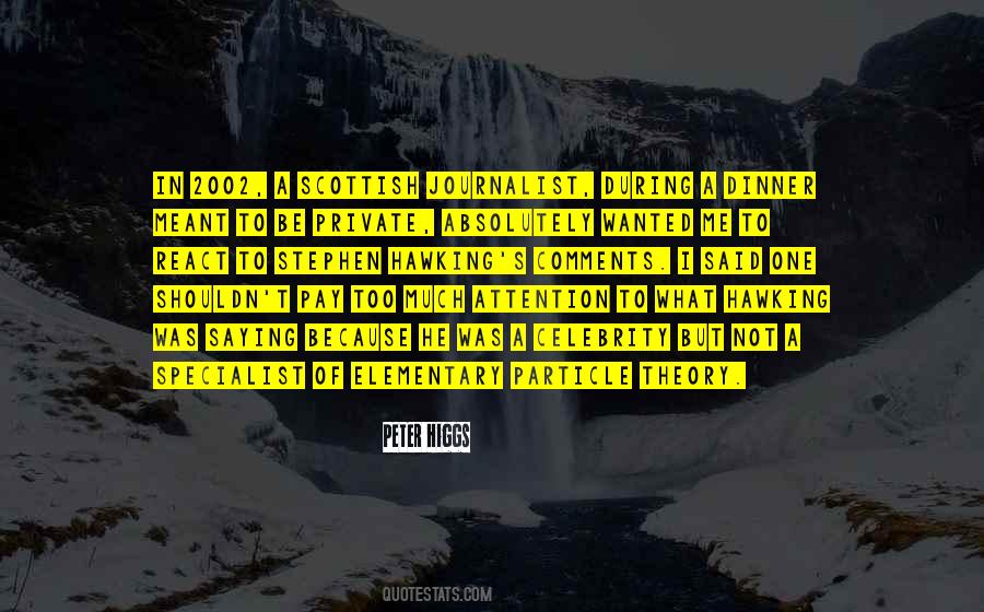 Peter Higgs Quotes #643880