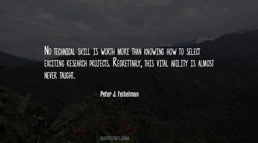 Peter J. Feibelman Quotes #143335