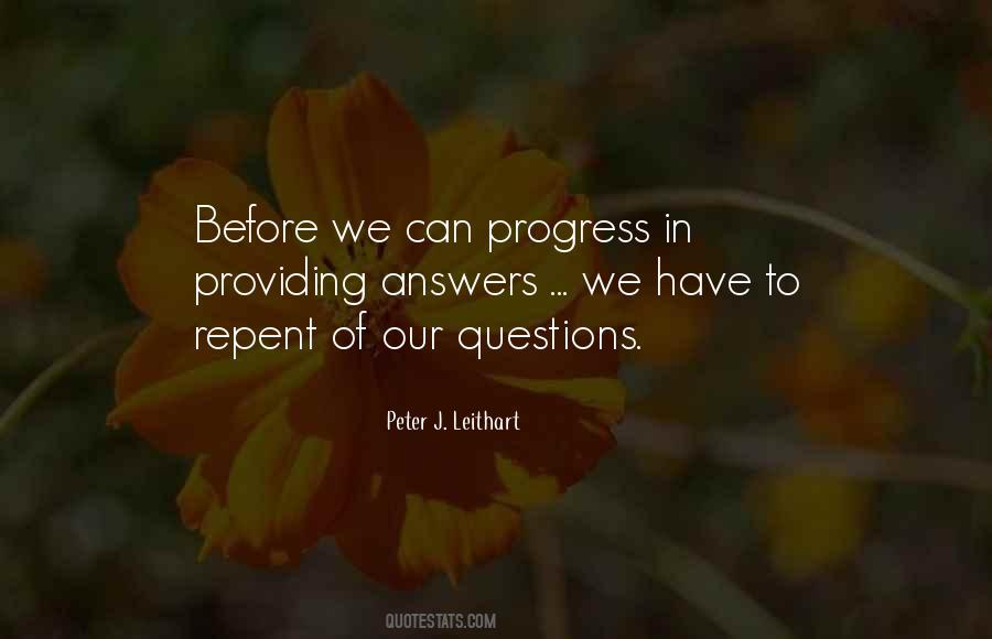 Peter J. Leithart Quotes #1808713