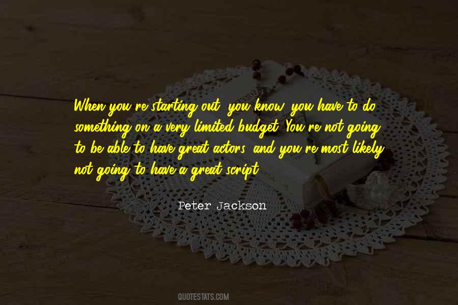 Peter Jackson Quotes #15763