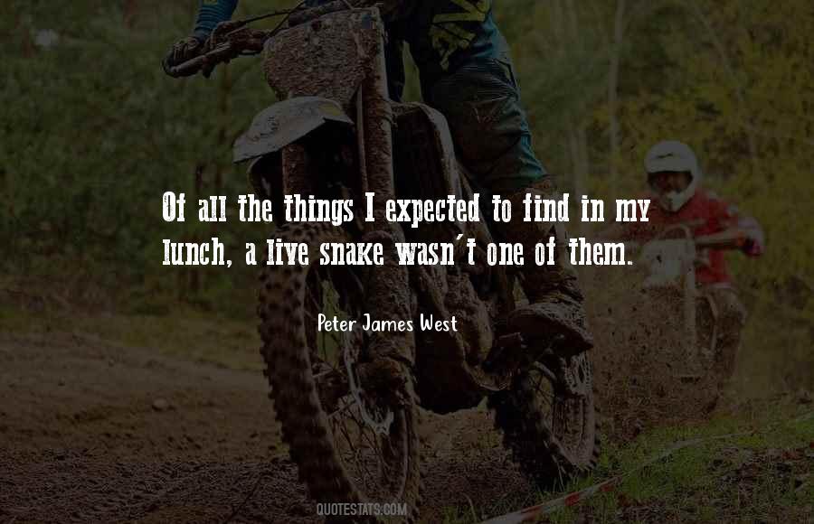 Peter James West Quotes #1273359