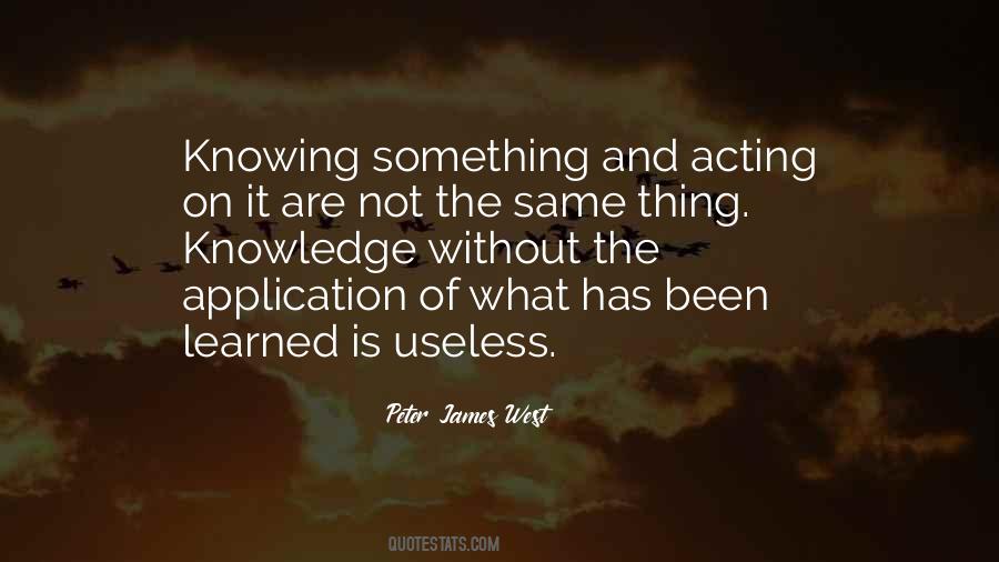 Peter James West Quotes #456757