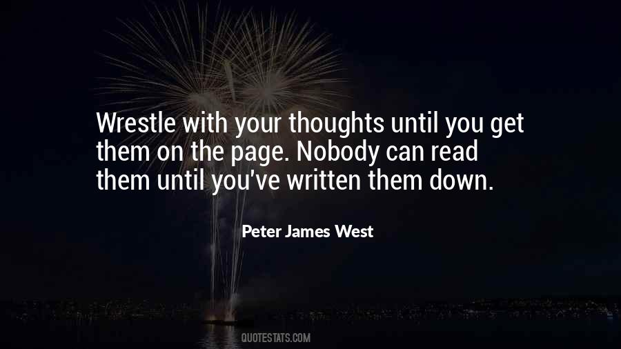 Peter James West Quotes #800623