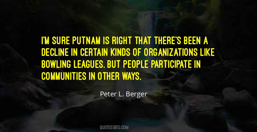 Peter L. Berger Quotes #132753