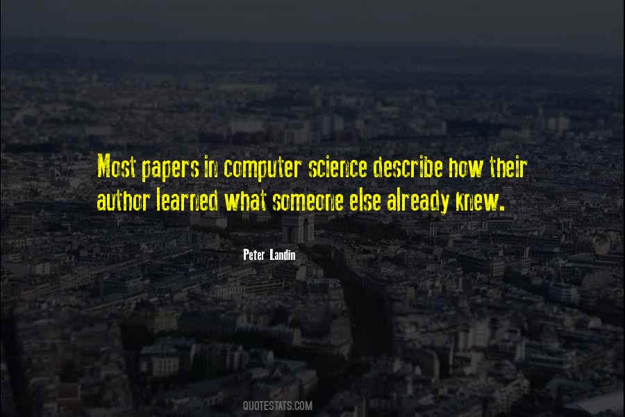 Peter Landin Quotes #542713 Peter Landin Quotes #542713