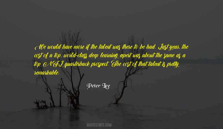 Peter Lee Quotes #458155