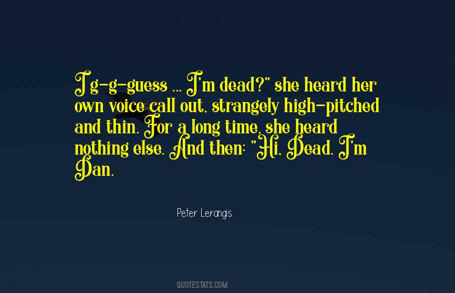 Peter Lerangis Quotes #246514