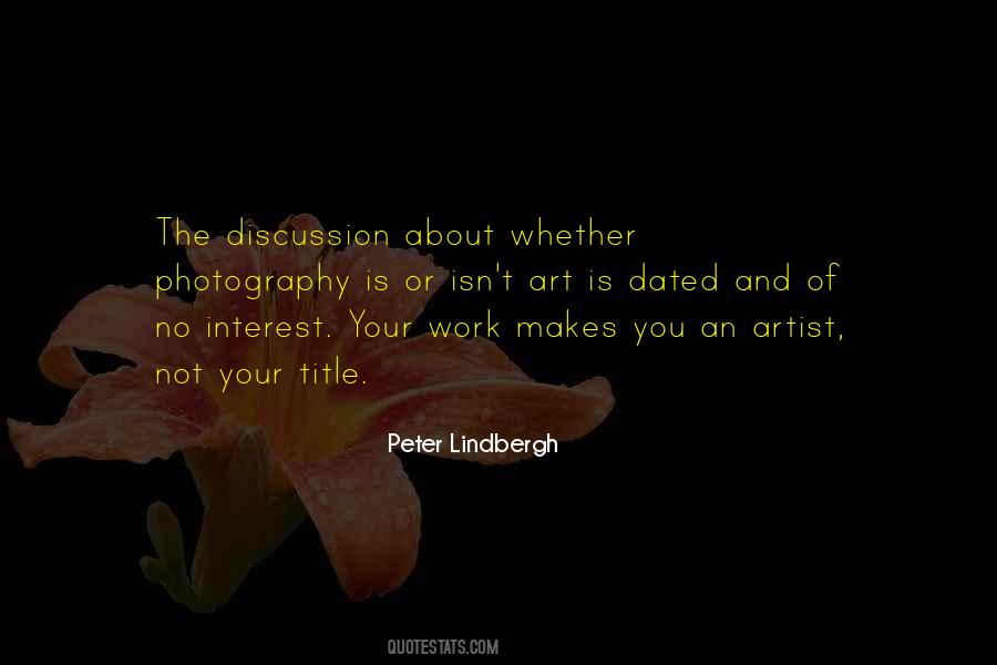 Peter Lindbergh Quotes #468856