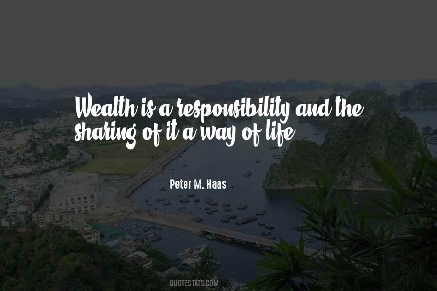 Peter M. Haas Quotes #496620