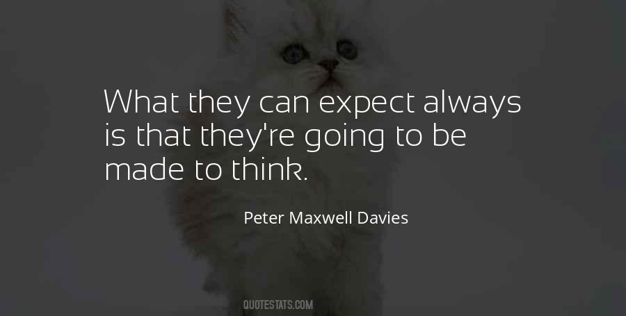 Peter Maxwell Davies Quotes #858919