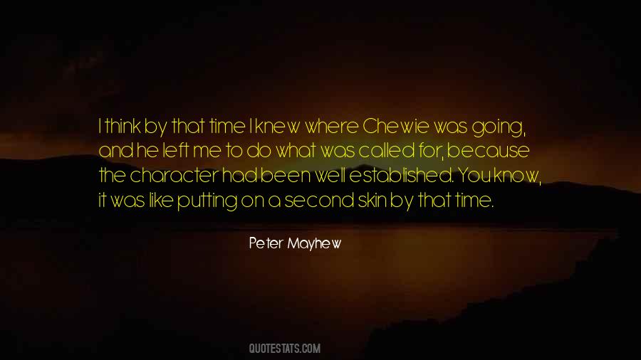 Peter Mayhew Quotes #312638