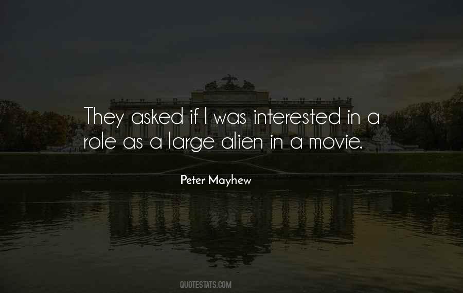 Peter Mayhew Quotes #410699