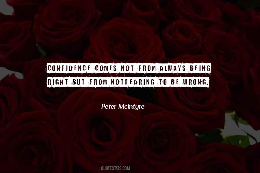 Peter McIntyre Quotes #1799456