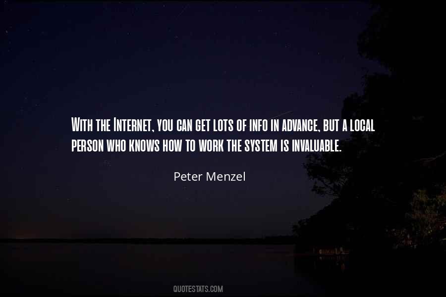 Peter Menzel Quotes #1574636