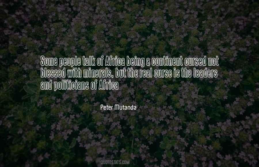 Peter Mutanda Quotes #710328