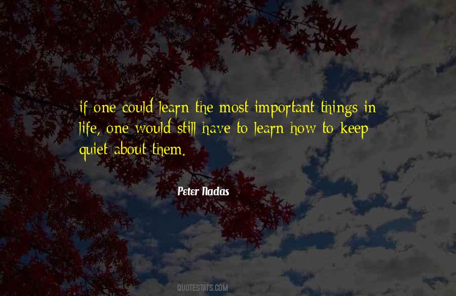 Peter Nadas Quotes #839210