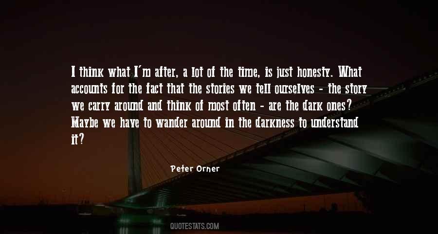 Peter Orner Quotes #70865