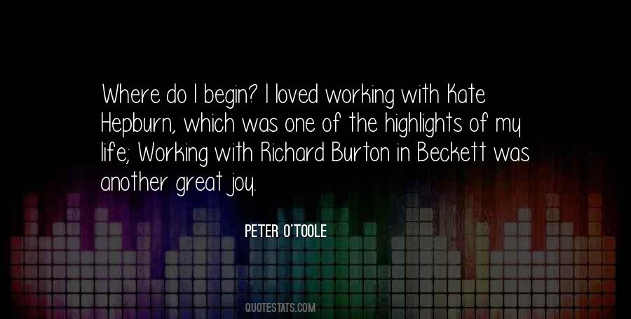 Peter O'Toole Quotes #723117
