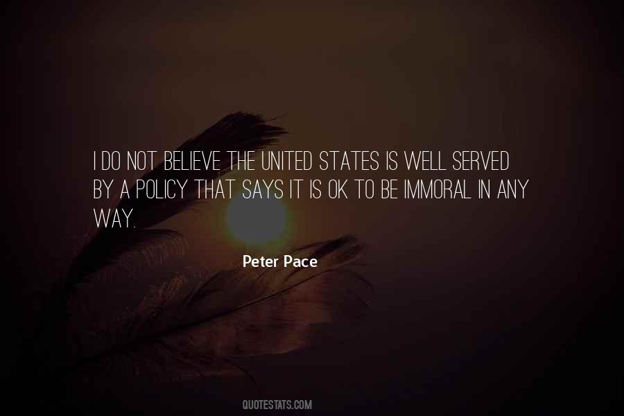 Peter Pace Quotes #853995