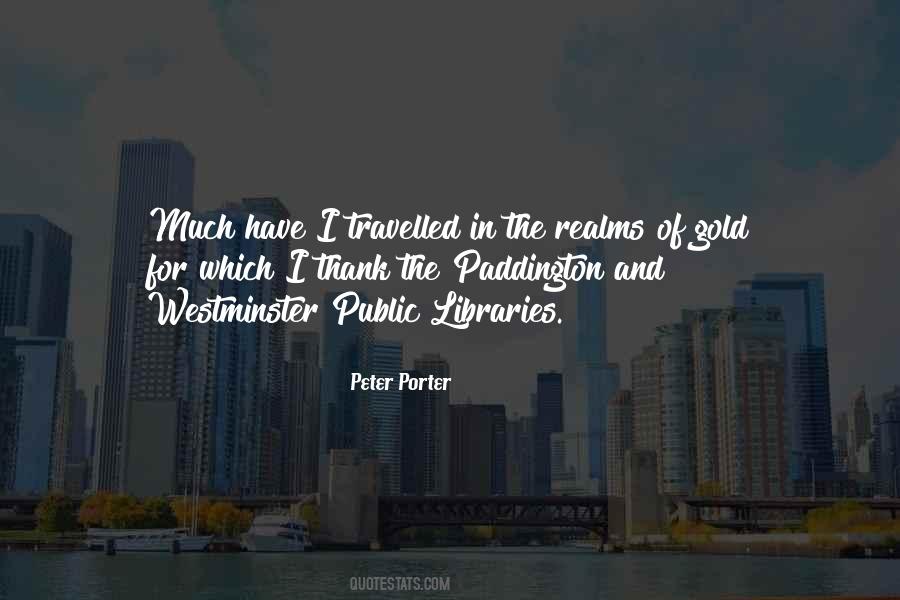 Peter Porter Quotes #1671333