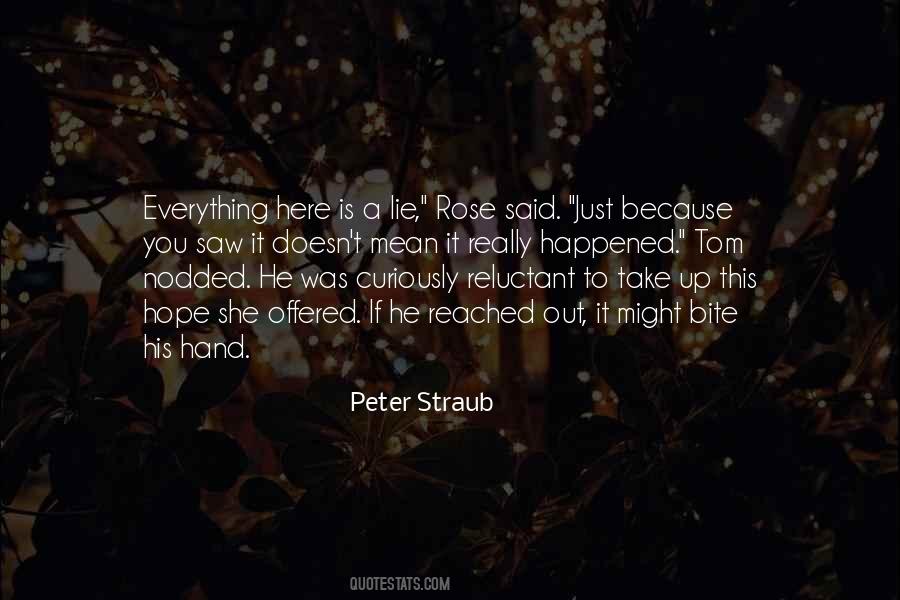 Peter Straub Quotes #1049590