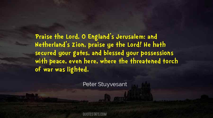 Peter Stuyvesant Quotes #548067