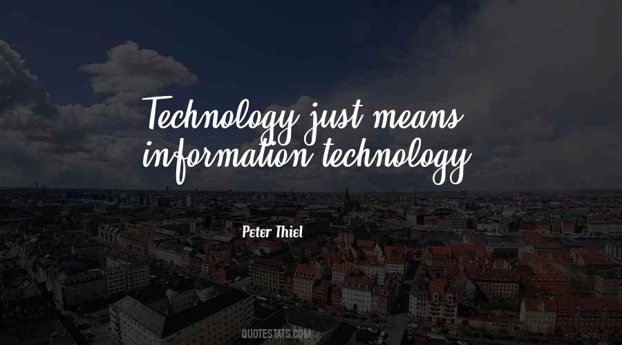 Peter Thiel Quotes #1503327