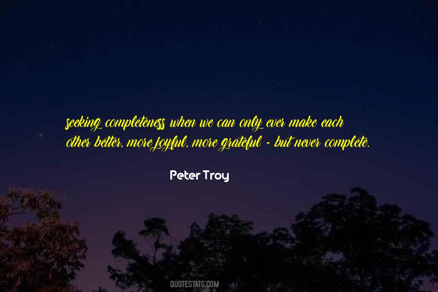 Peter Troy Quotes #1047940 Peter Troy Quotes #1047940
