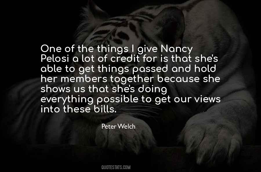 Peter Welch Quotes #1342483
