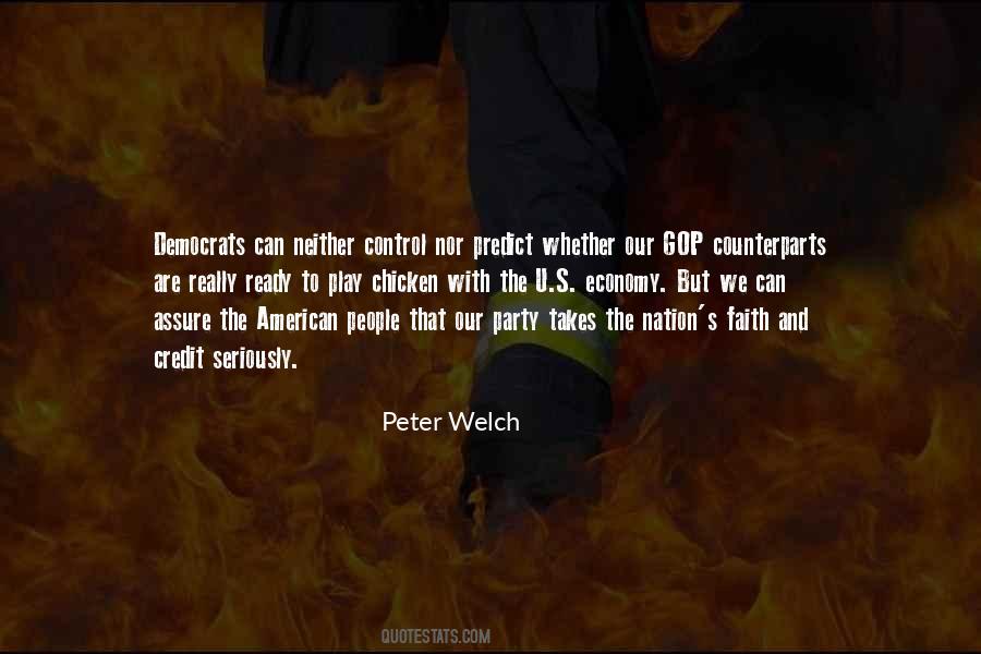 Peter Welch Quotes #21257