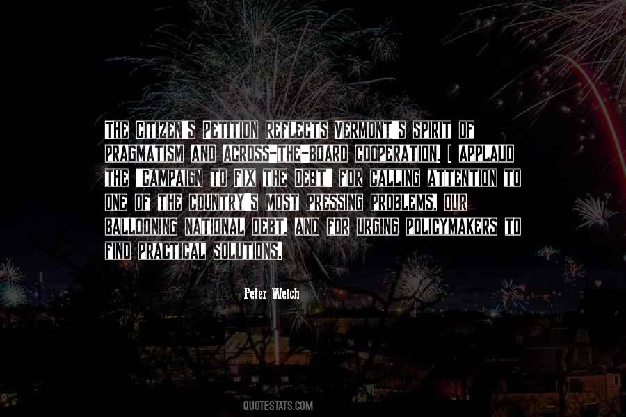 Peter Welch Quotes #979787