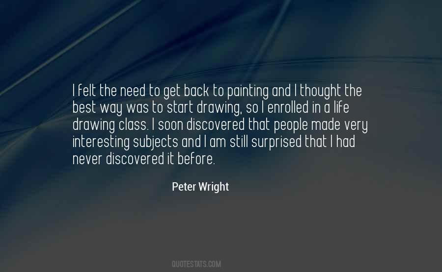 Peter Wright Quotes #1085427