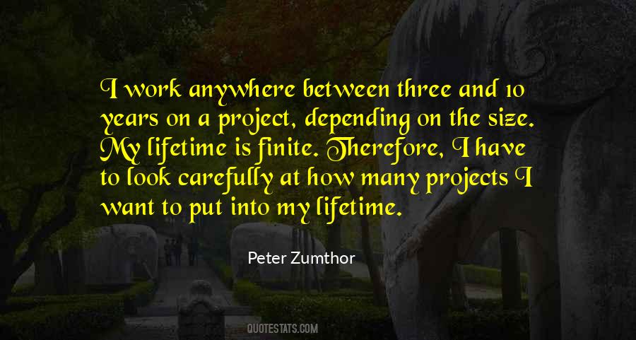 Peter Zumthor Quotes #960702