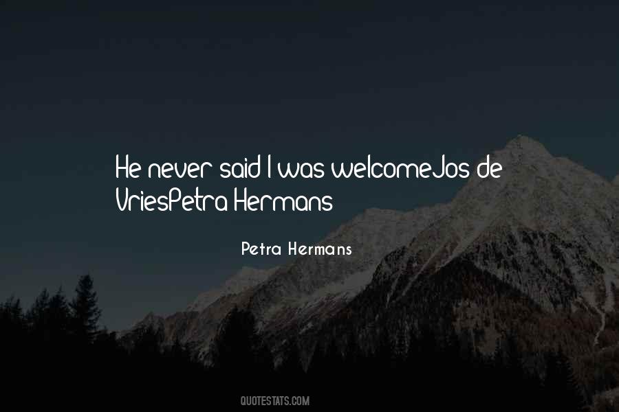 Petra Hermans Quotes #1642040