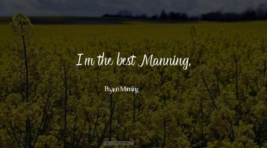 Peyton Manning Quotes #326810