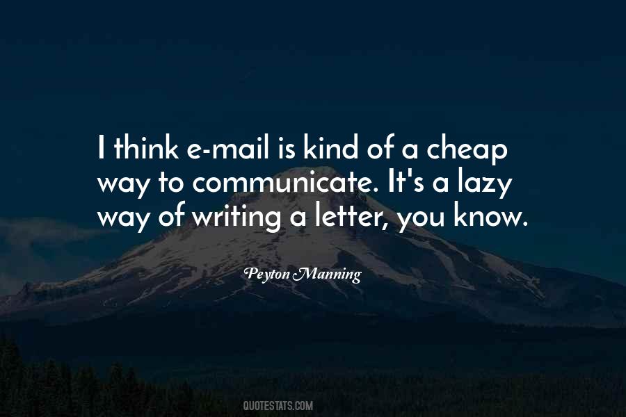 Peyton Manning Quotes #995800
