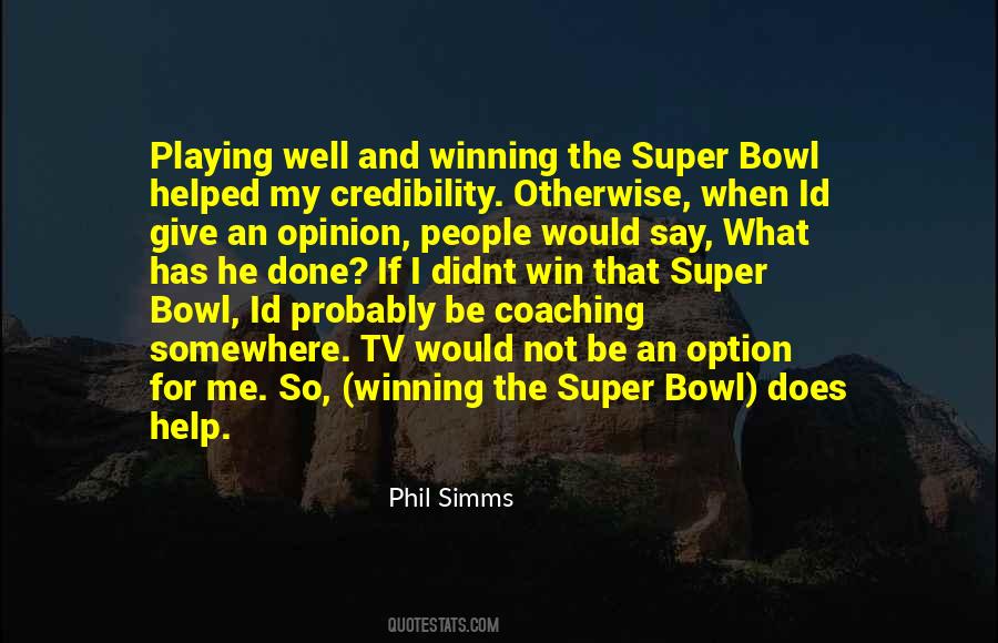 Phil Simms Quotes #261711