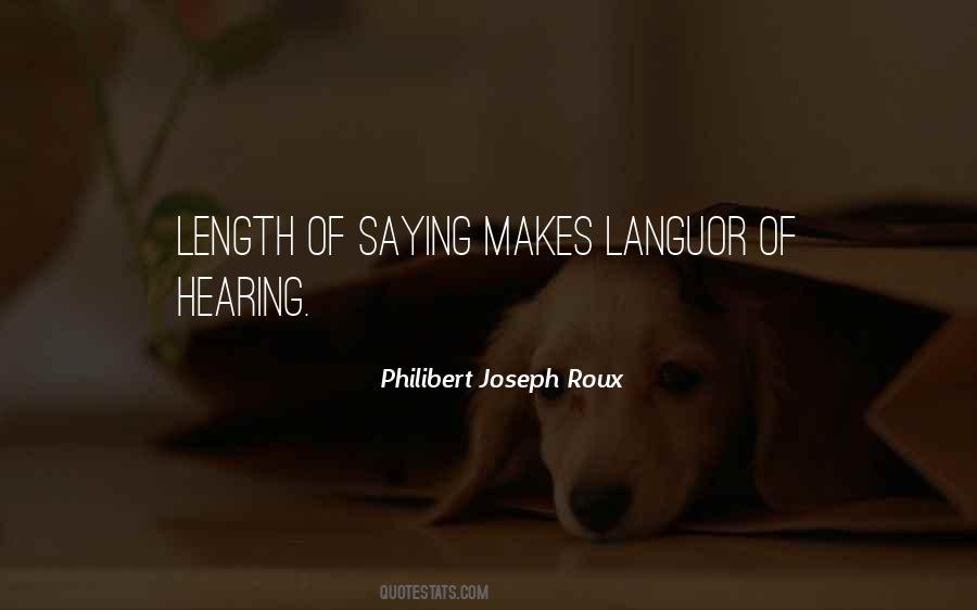 Philibert Joseph Roux Quotes #1232952