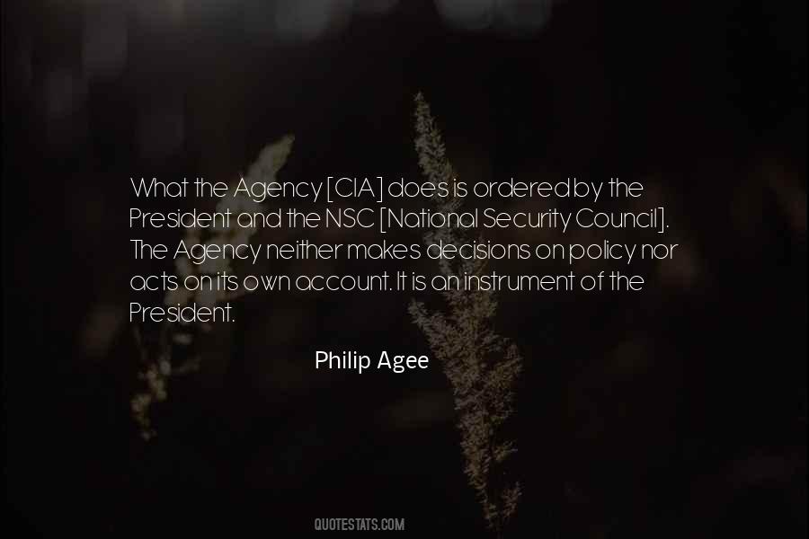 Philip Agee Quotes #1316064