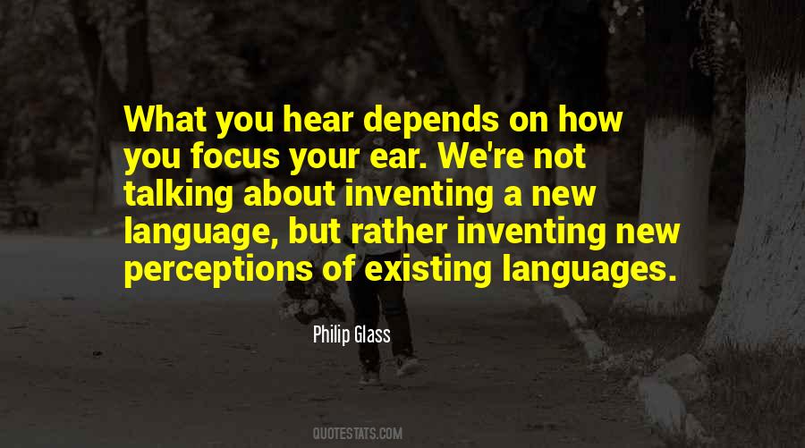 Philip Glass Quotes #1807084