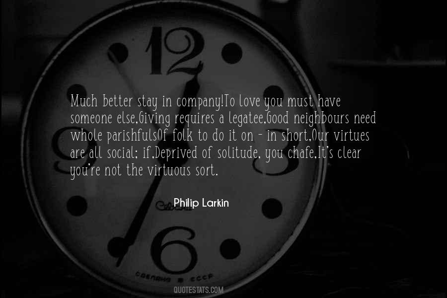 Philip Larkin Quotes #536340