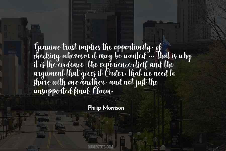 Philip Morrison Quotes #1751622