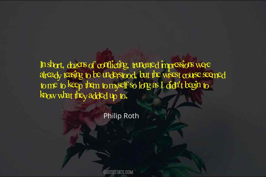 Philip Roth Quotes #140924